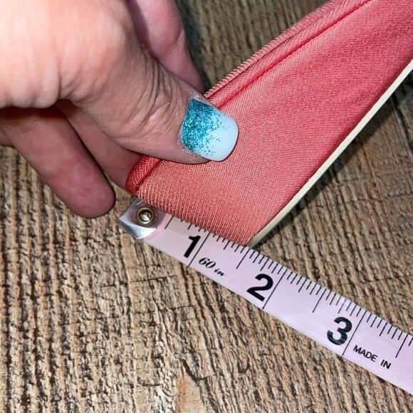 Vanity Fair Vintage Nylon Satin Peep Toe Slippers 5/6 Coral Boudoir - Picture 6 of 9